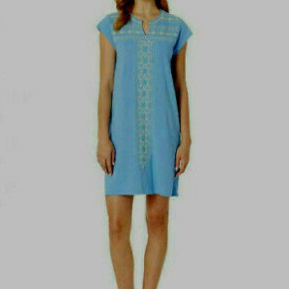FRESH PRODUCE Bayside Blue Baja Kayda Tunic Dress - Picture 4 of 6